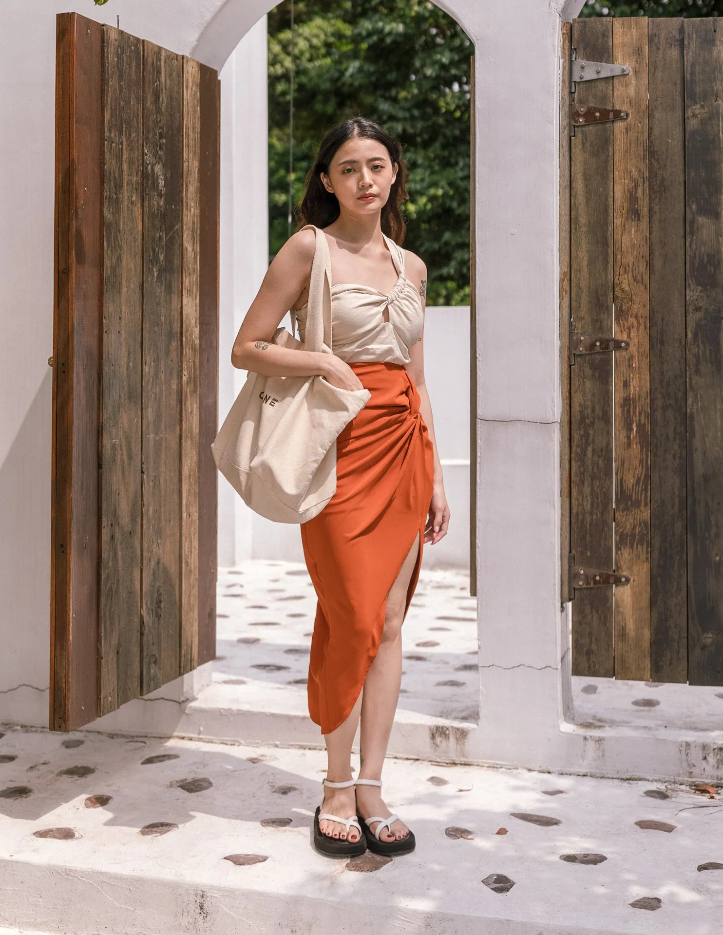 Maribel Skirt in Terracotta