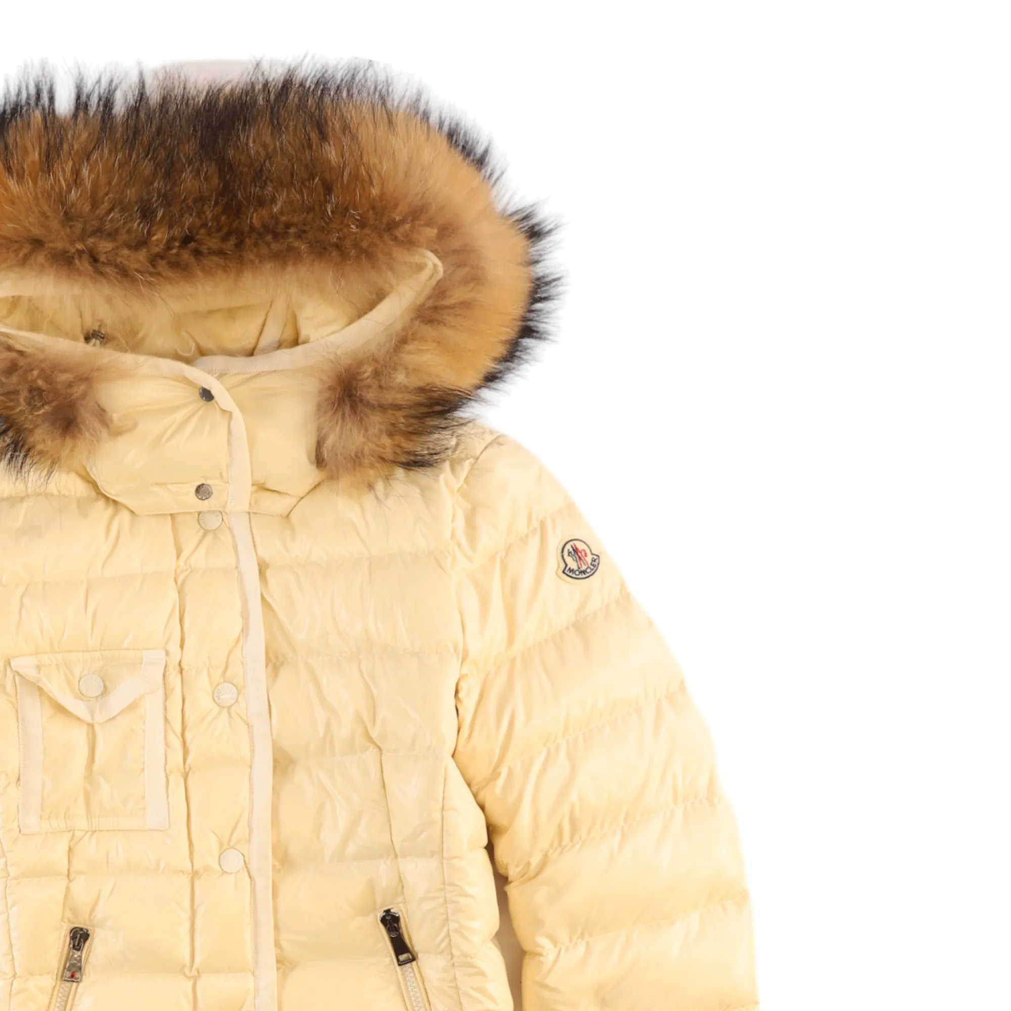 Mens Medium Size 2 Armoise Down Jacket in Cream Color