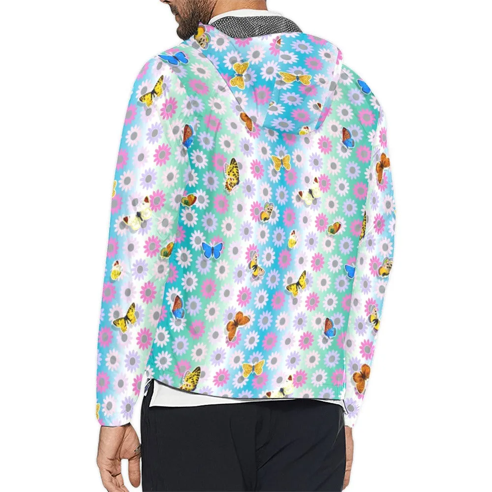 new butterfly Unisex All Over Print Windbreaker (Model H23)