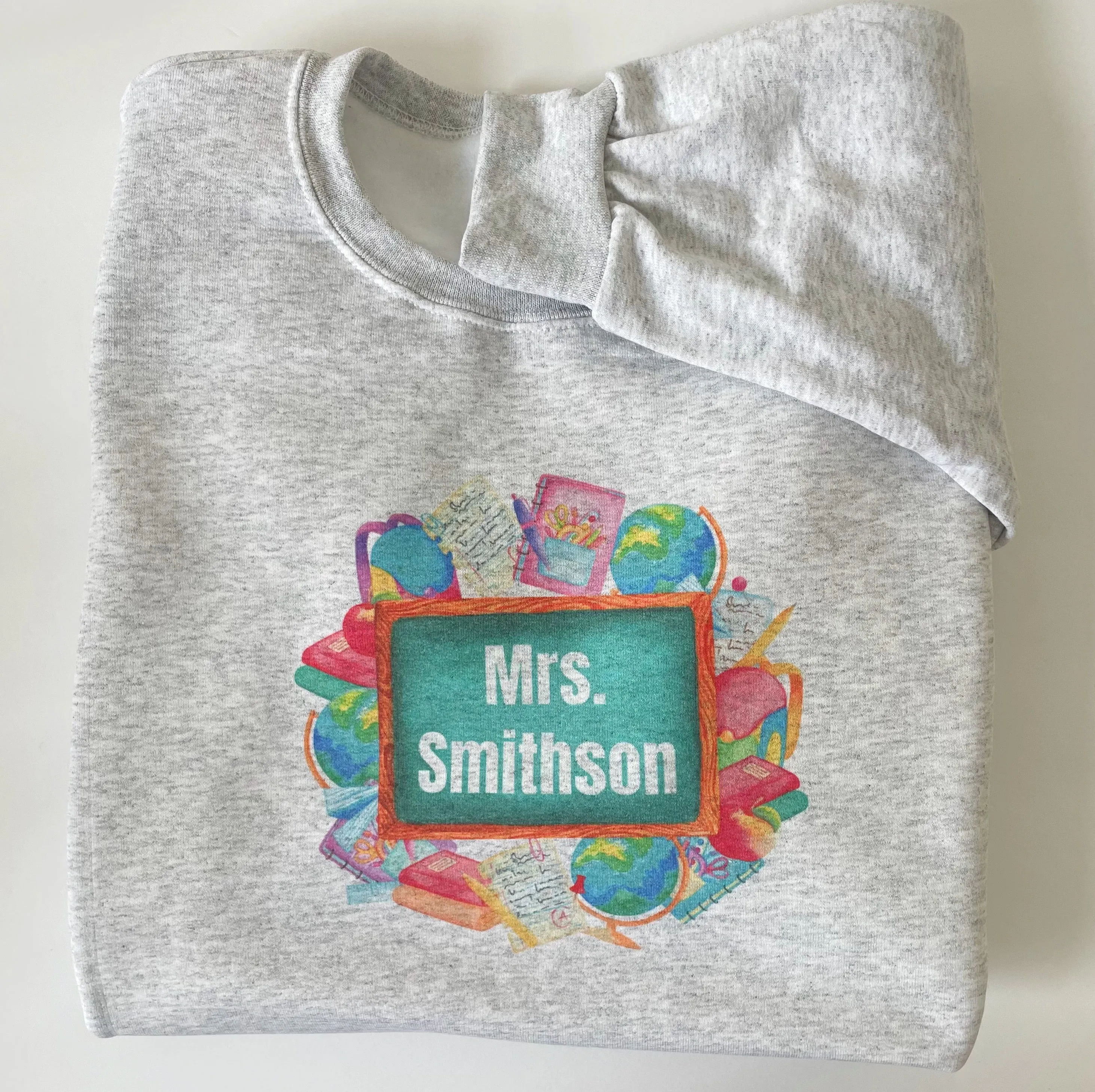 Personalized Chalkboard Sweatshirt