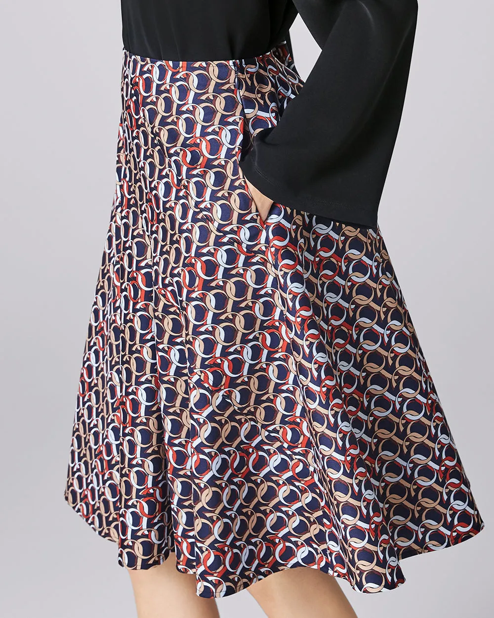 Printed Chamber Skirt