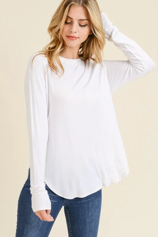 Raglan Long Sleeve Tops