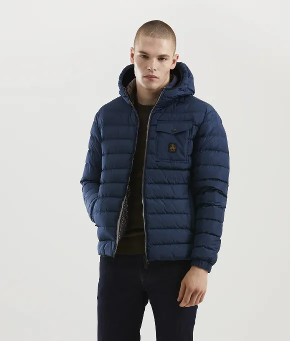 RefrigiWear Hunter men's down jacket NY0185 G92700 019 petrol