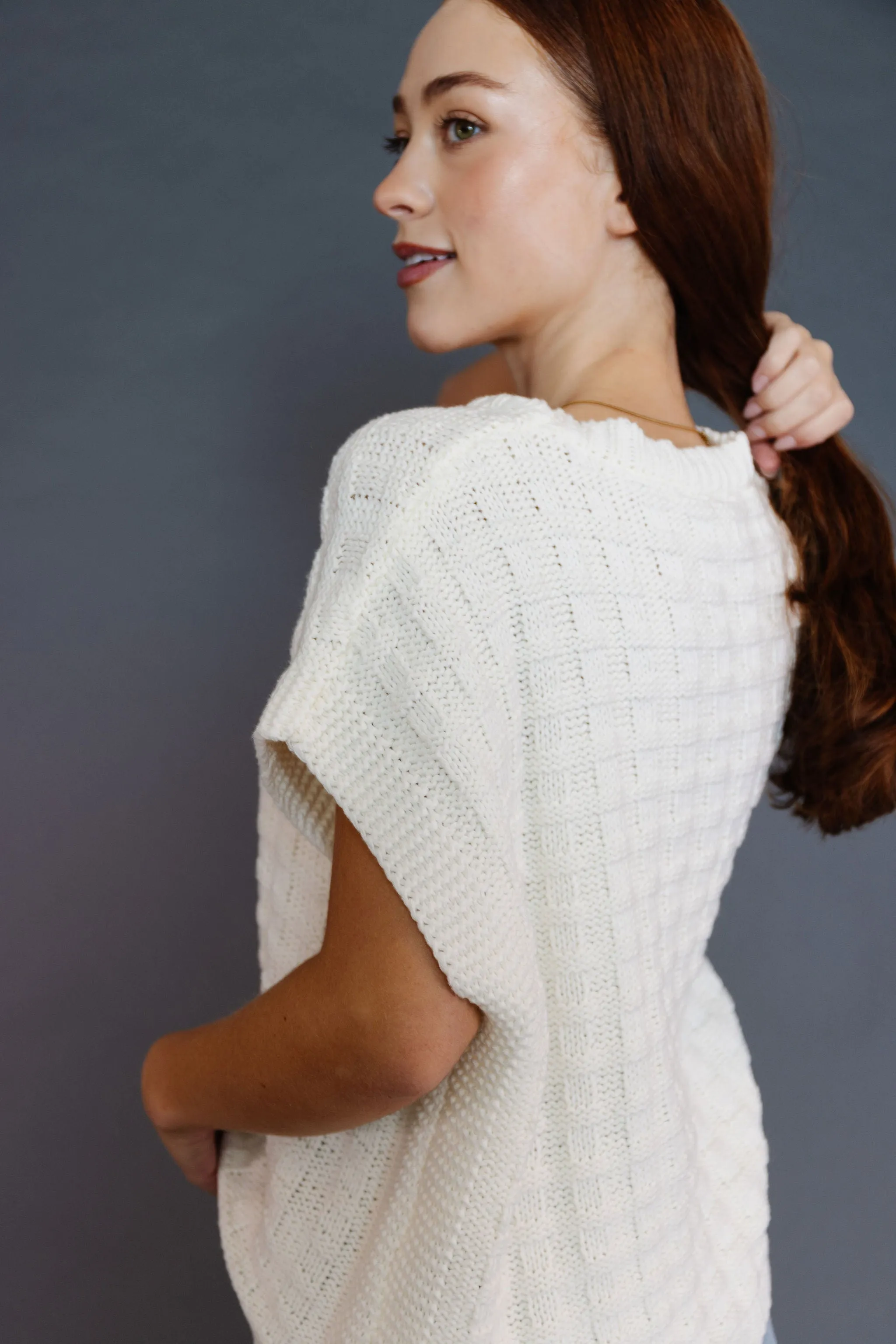 Regan Sweater in Off White