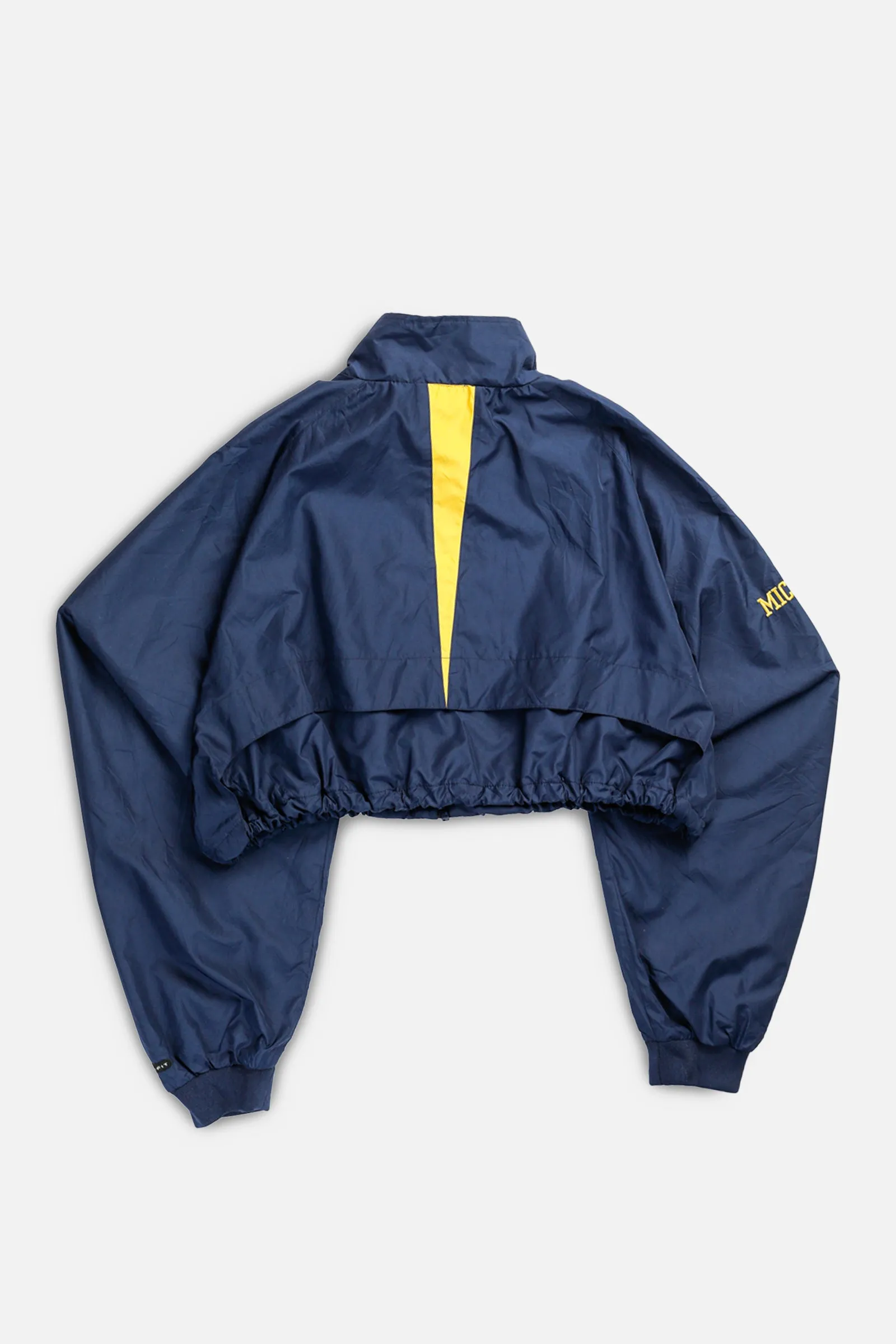 Rework Nike Crop Michigan Windbreaker - XL