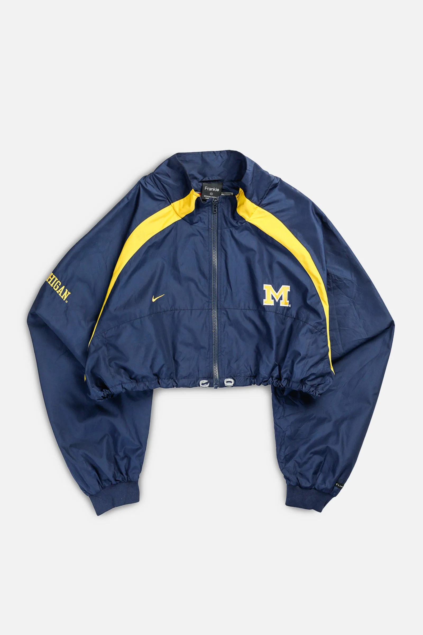 Rework Nike Crop Michigan Windbreaker - XL