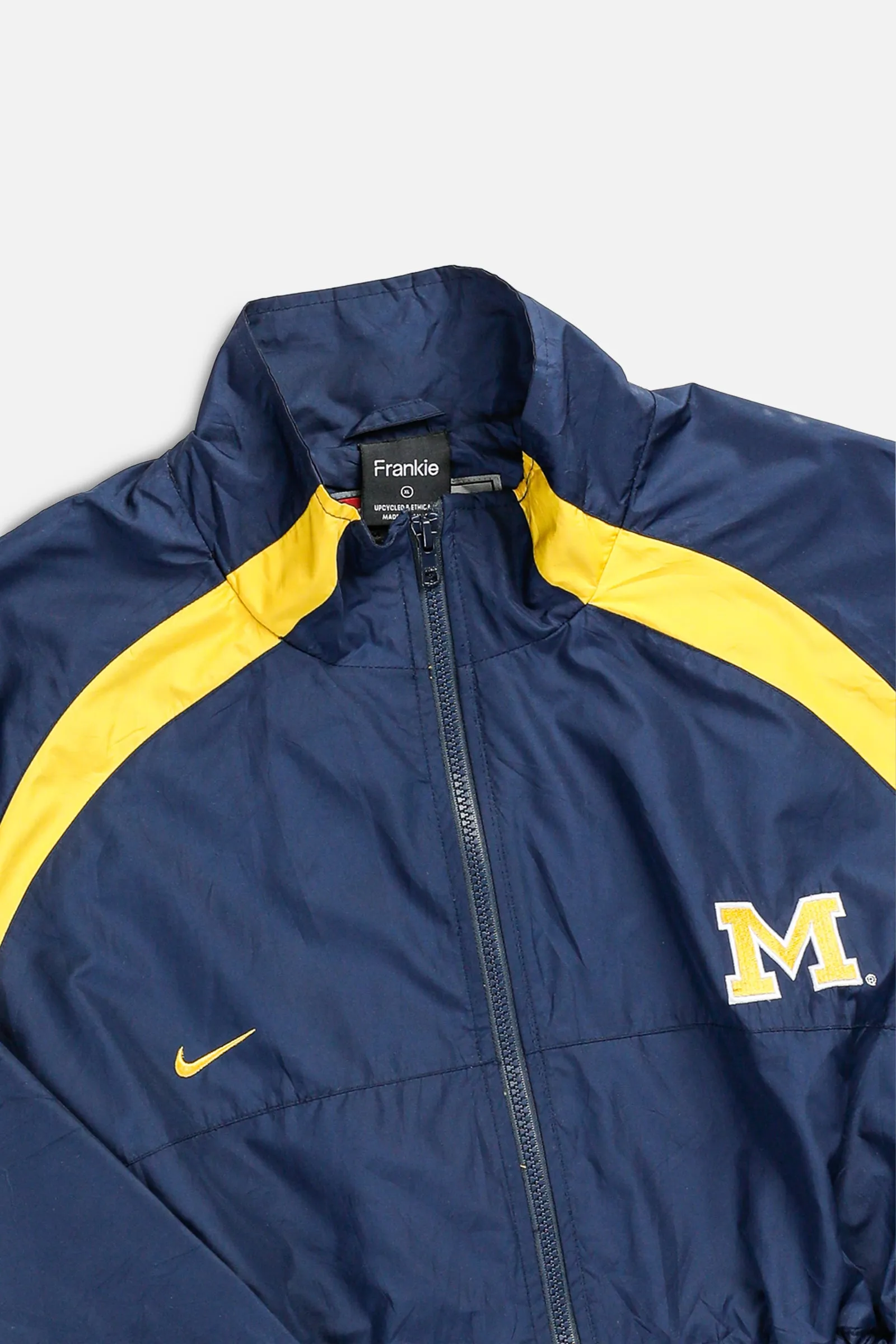 Rework Nike Crop Michigan Windbreaker - XL