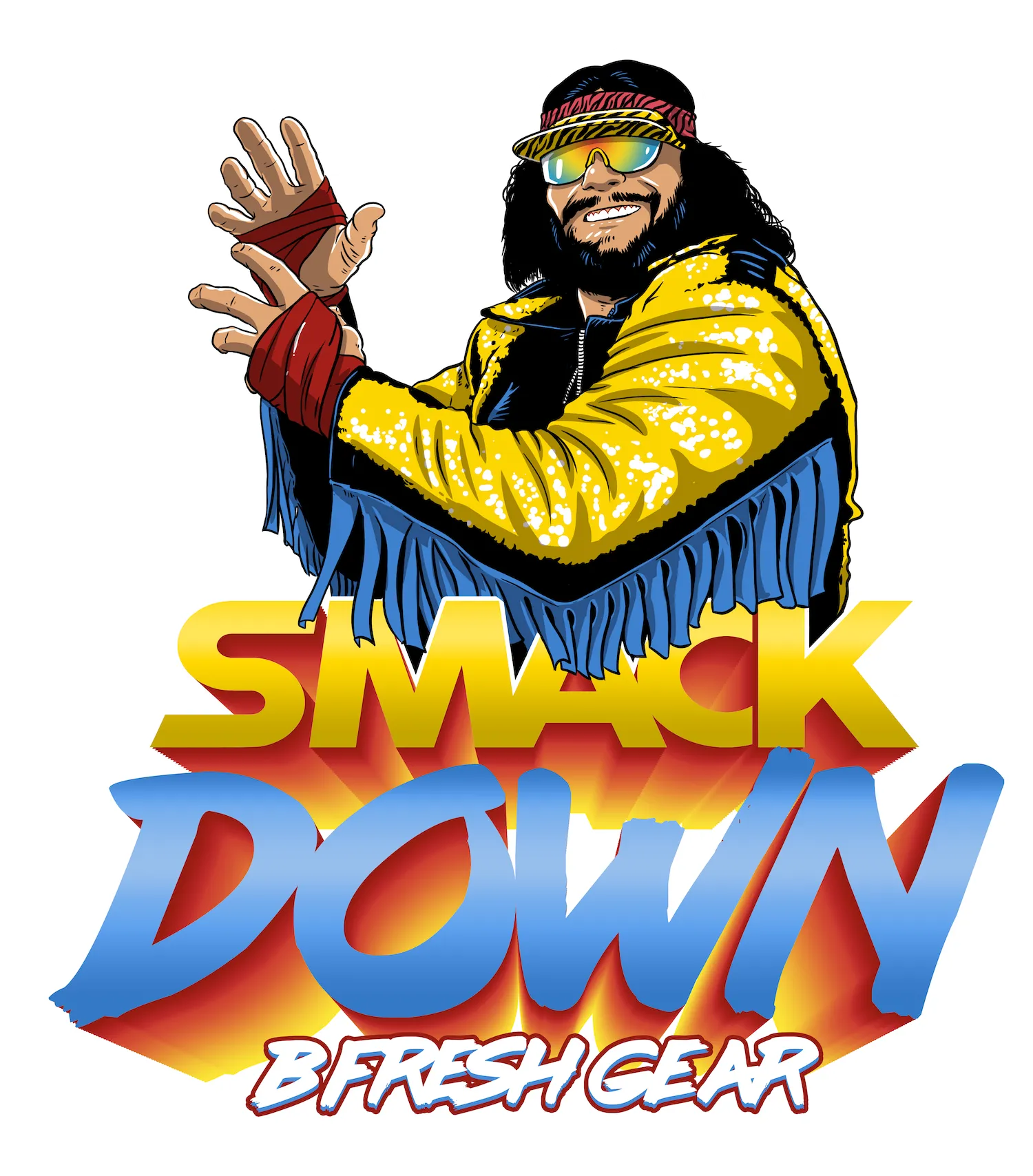 Smack Down - Sticker