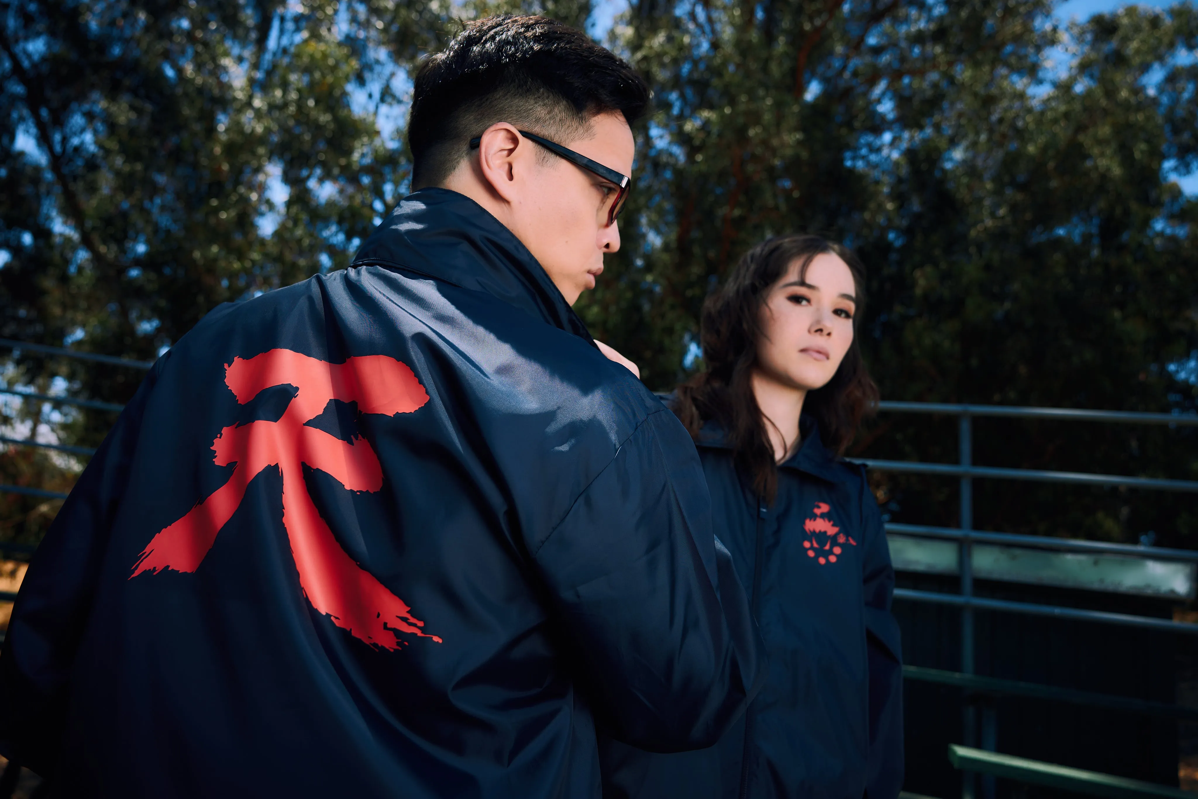 Street Fighter Akuma Heaven Premium Navy Windbreaker Jacket