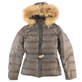 Women's Angers Down Jacket Grey Size 3 / UK 14