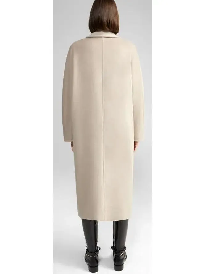 Women’s Double-Breasted Wool and Cashmere-blend Icon Coat, Turtledove