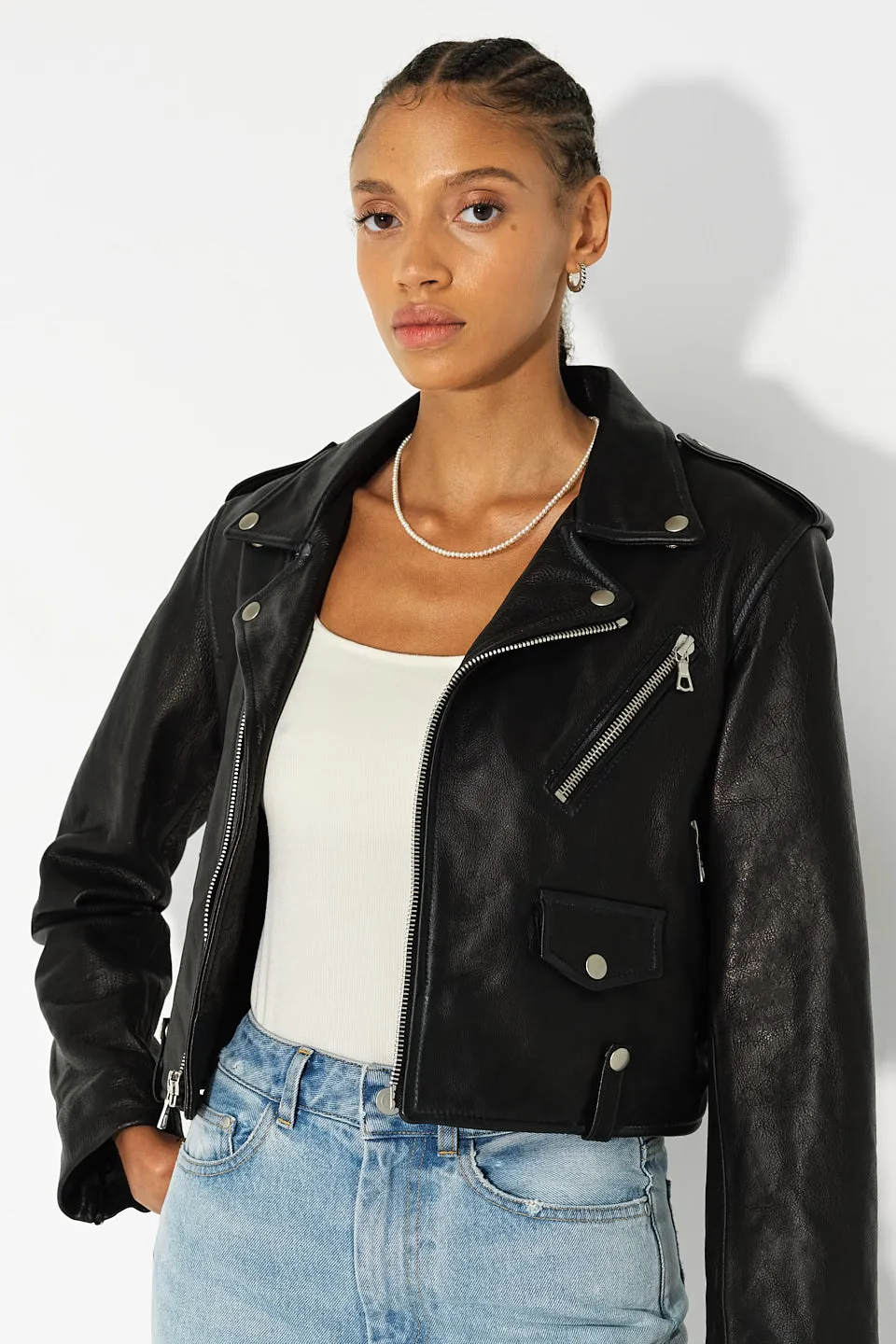 Women's Moto Jacket / Black