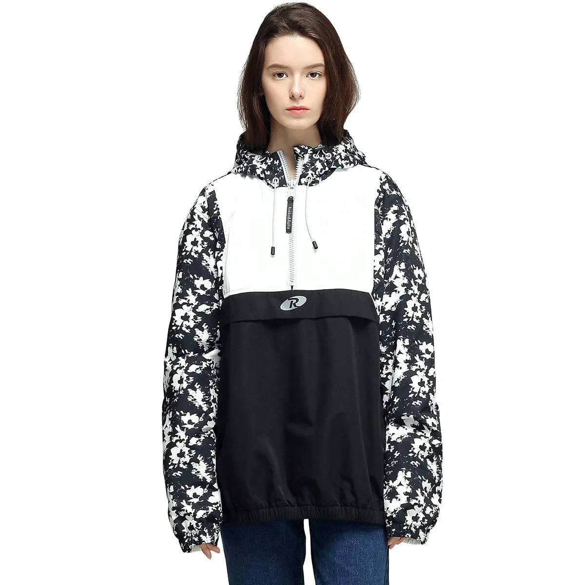 Women's Pullover Anorak Rain Jacket Windbreaker